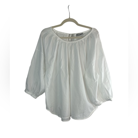 Everlane Tops - Everlane White Cotton Cottagecore Prairie Blouse Peasant Top 12 Boho Romantic